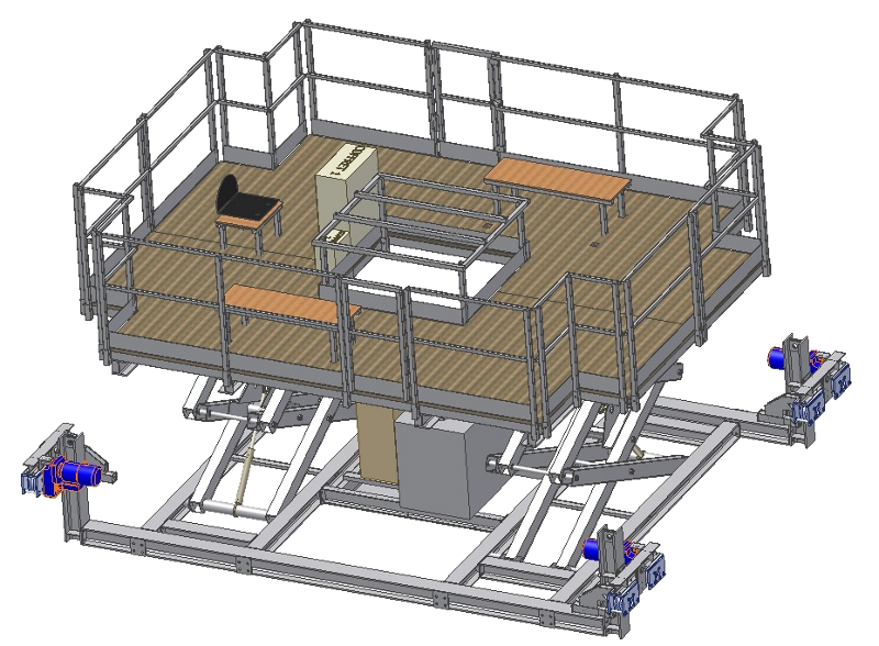 passerelle motorisée